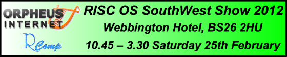 RISC OS SouthWest Show 2012
