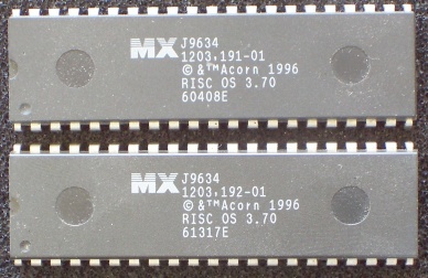 Image of RISC OS 3.70 ROMs Only (Set of two ROMs) (S/H)