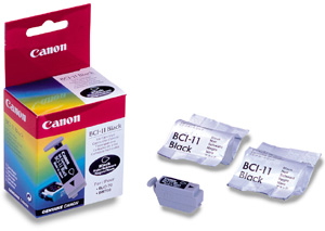 Image of Canon BCI-11Bk Black ink tank (triple pack)
