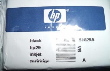 Image of HP No. 29 (51629A) Black (No box) (Out of date?)