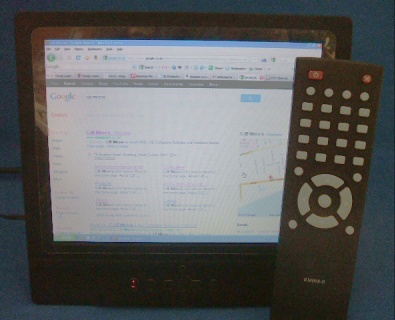 Image of 8" Colour LCD TV / Monitor (4 inputs inc. VGA) with Remote Control