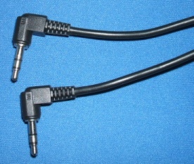 Image of Audio Cable/lead 3.5mm Stereo mini jack plug (Right Angle, 90deg) plug - Stereo mini jack plug (1.5m)