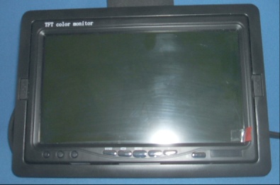 Image of 7" Widescreen Colour LCD Monitor (1V composite input) with UK 12V PSU