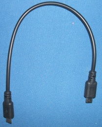 Image of MicroUSB Male-Male Cable/lead (25cm)