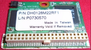 Image of 128MB PATA to IDE Flash Drive (44way female IDE connector) Horizontal mounting (S/H)