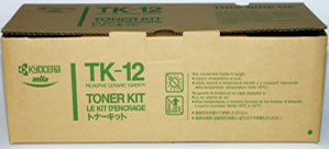Image of Kyocera 1500 & 1600 toner cartridge TK-12 (Remanufactured)