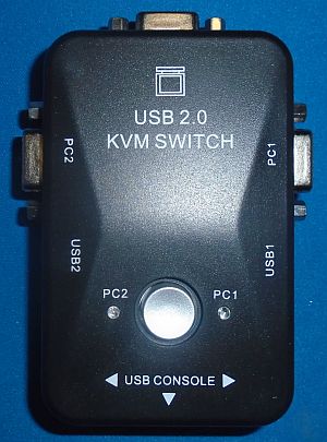 Image of USB 3 port Switchbox/Changeover Switch (Three USB devices, two computers)