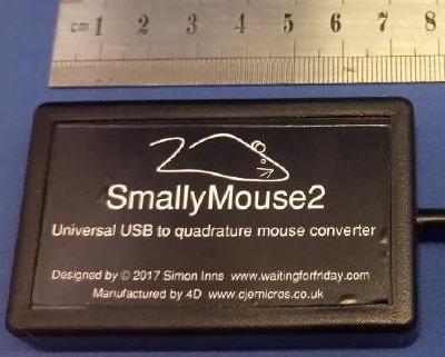 SmallyMouse 2 with ruler