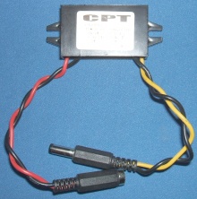 Image of 12V DC to 5V DC PSU adaptor suitable for Raspberry Pi