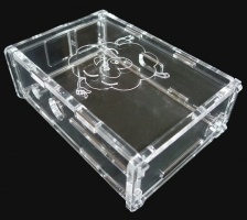 Image of Acrylic Case/Enclosure for the Raspberry Pi B, Not B+