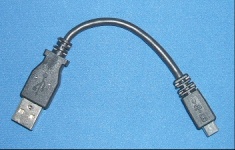 Image of MicroUSB-USB Power cable suitable for Raspberry Pi (15cm lead)