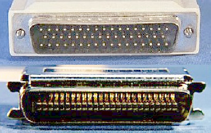 Image of SCSI cable/lead 50 way Amphenol to 50 way low density D-type