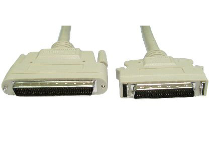 Image of SCSI 2 (50way Mini D) to (68way Mini D) cable/lead (2m)