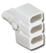 Image of 3 Way telephone adaptor