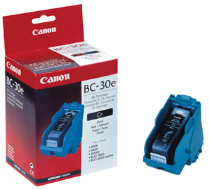 Image of Canon BC-30e Black cartridge (Print head & ink tank)