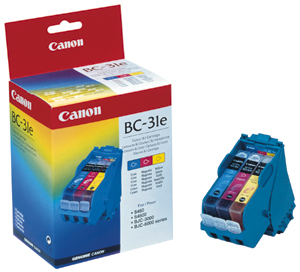 Image of Canon BC-31e Colour cartridge (Print head & 4 ink tanks)