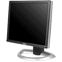 Image of Dell 19" LCD monitor 1280x1024 Analogue & DVI inputs, USB, Rotatable & Height Adjustable (Refurbished)