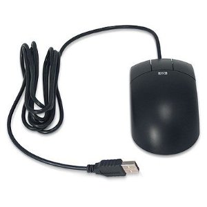 Image of 3 Button USB HP Optical Mouse, NO scroll wheel! (USB) DY651A?
