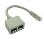 Image of Cat5 10/100bT RJ45 Economiser/Doubler