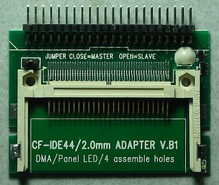 Image of CompactFlash to IDE adaptor (44way male IDE connector)