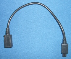 Image of USB2.0 microB extension Cable/lead suitable for Raspberry Pi etc. (0.21m)