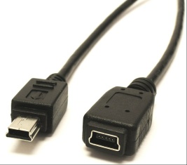 Image of Mini USB extension Cable/lead (50cm)