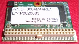 Image of 64MB PATA to IDE Flash Drive (44way female IDE connector) Horizontal mounting (S/H)