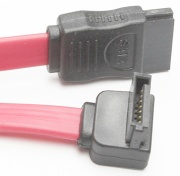 Image of Serial ATA (SATA) data cable/lead (right angle 'Up' one end) (15cm)
