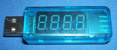 Image of USB inline Current & Voltage (Power) meter