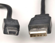 Image of Mini USB to USB A Cable/lead (1m)