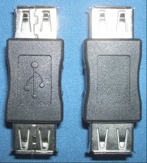 Image of USB A Female to USB A Female adaptor (Gender changer) (Pack of 2)